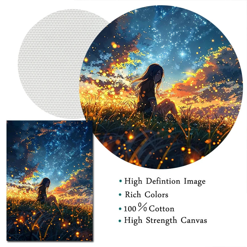 Canvas Paisaje Moderno - Impresión Giclee Alta Calidad | Lienzo Decorativo Sin Marco Vertical