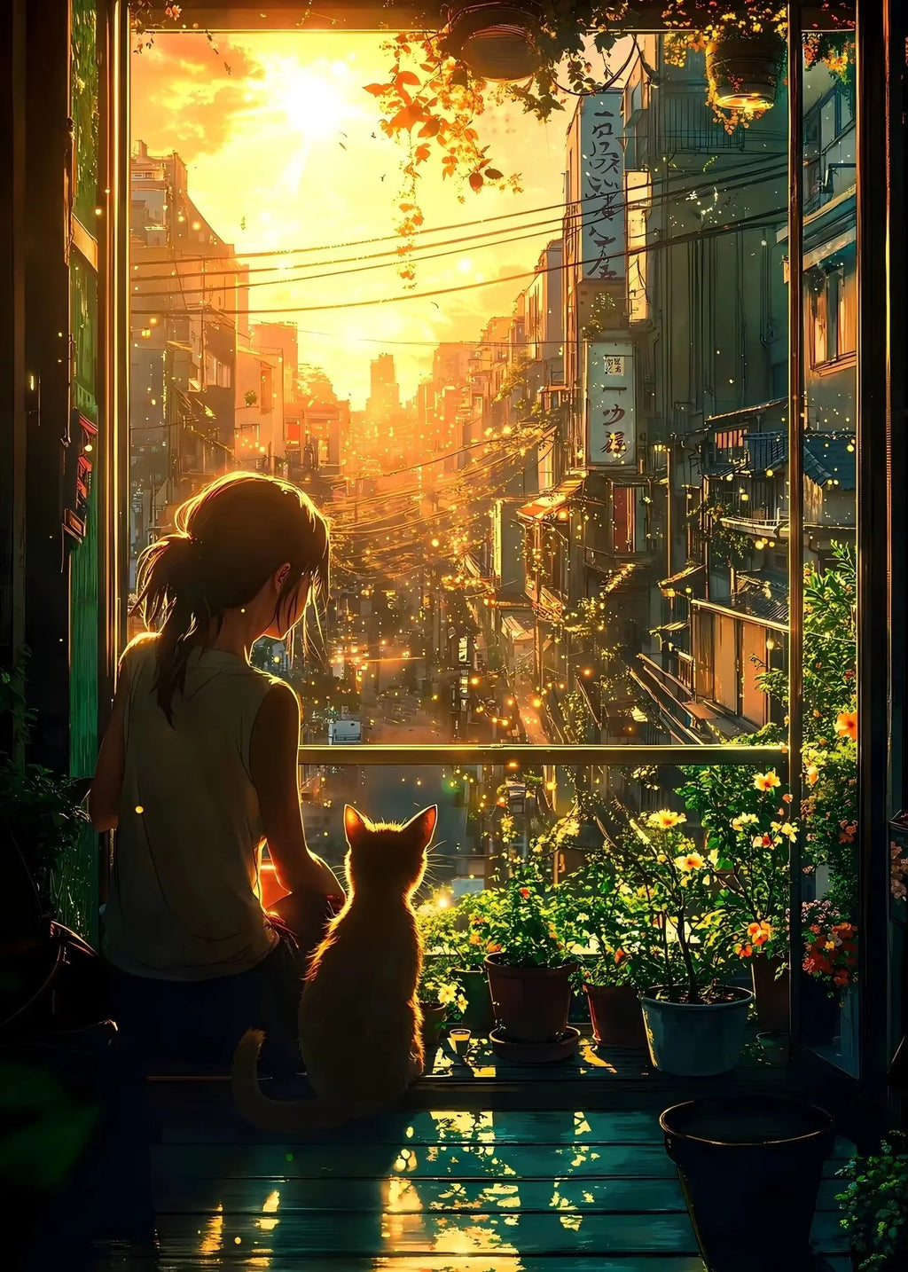 Canvas Paisaje Moderno - Impresión Giclee Alta Calidad | Lienzo Decorativo Sin Marco Vertical