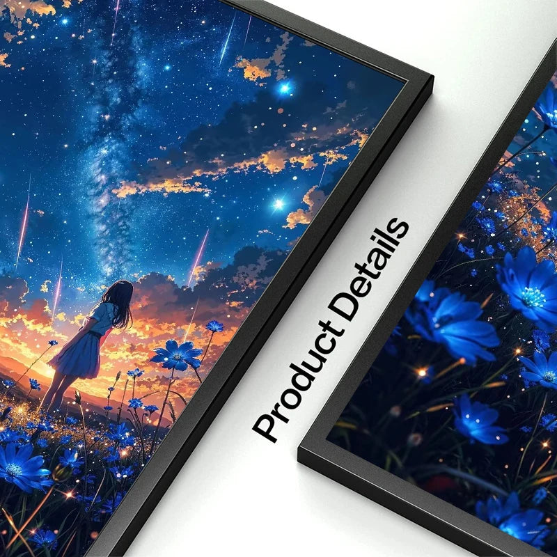 Canvas Paisaje Moderno - Impresión Giclee Alta Calidad | Lienzo Decorativo Sin Marco Vertical