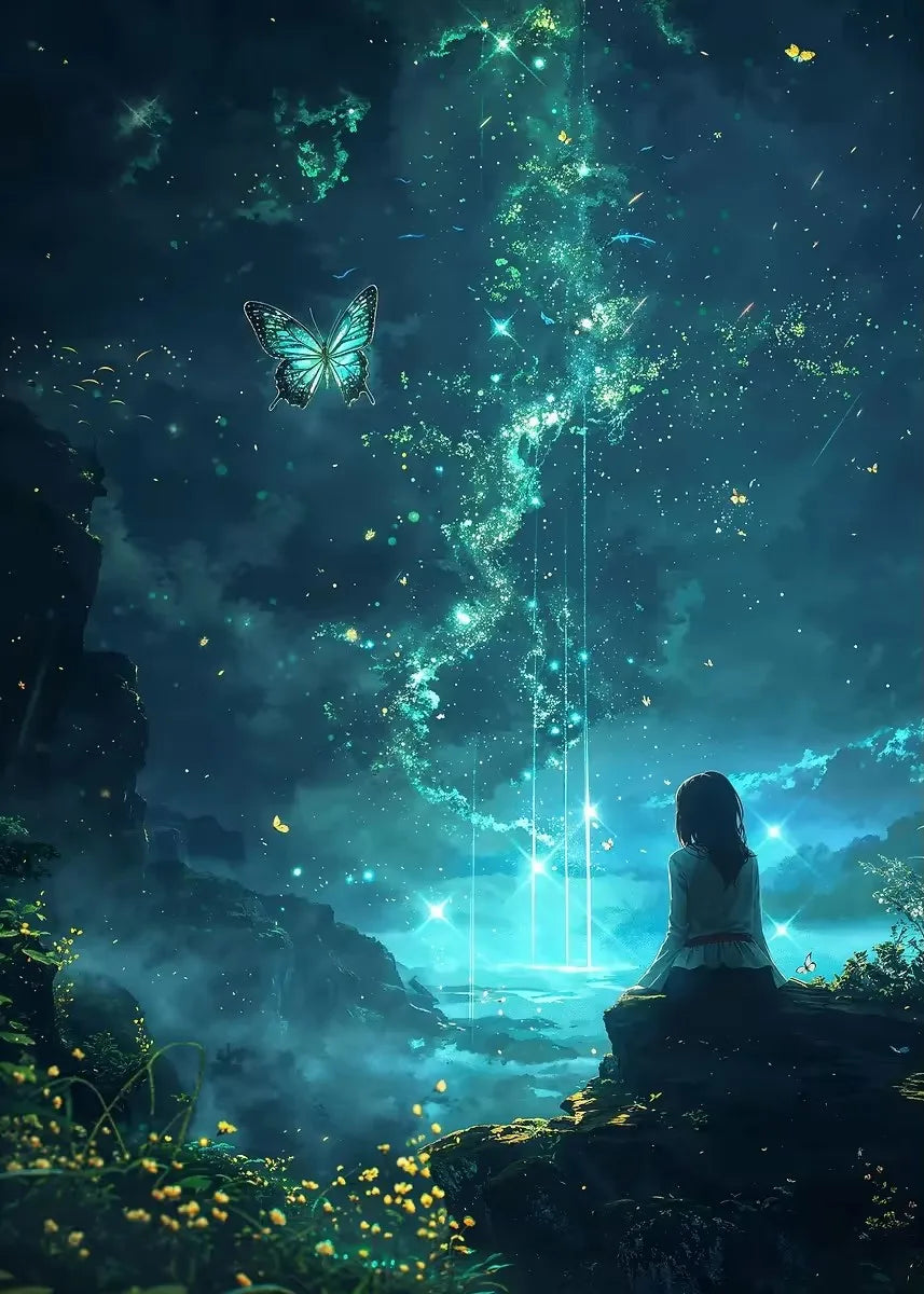 Canvas Paisaje Moderno - Impresión Giclee Alta Calidad | Lienzo Decorativo Sin Marco Vertical