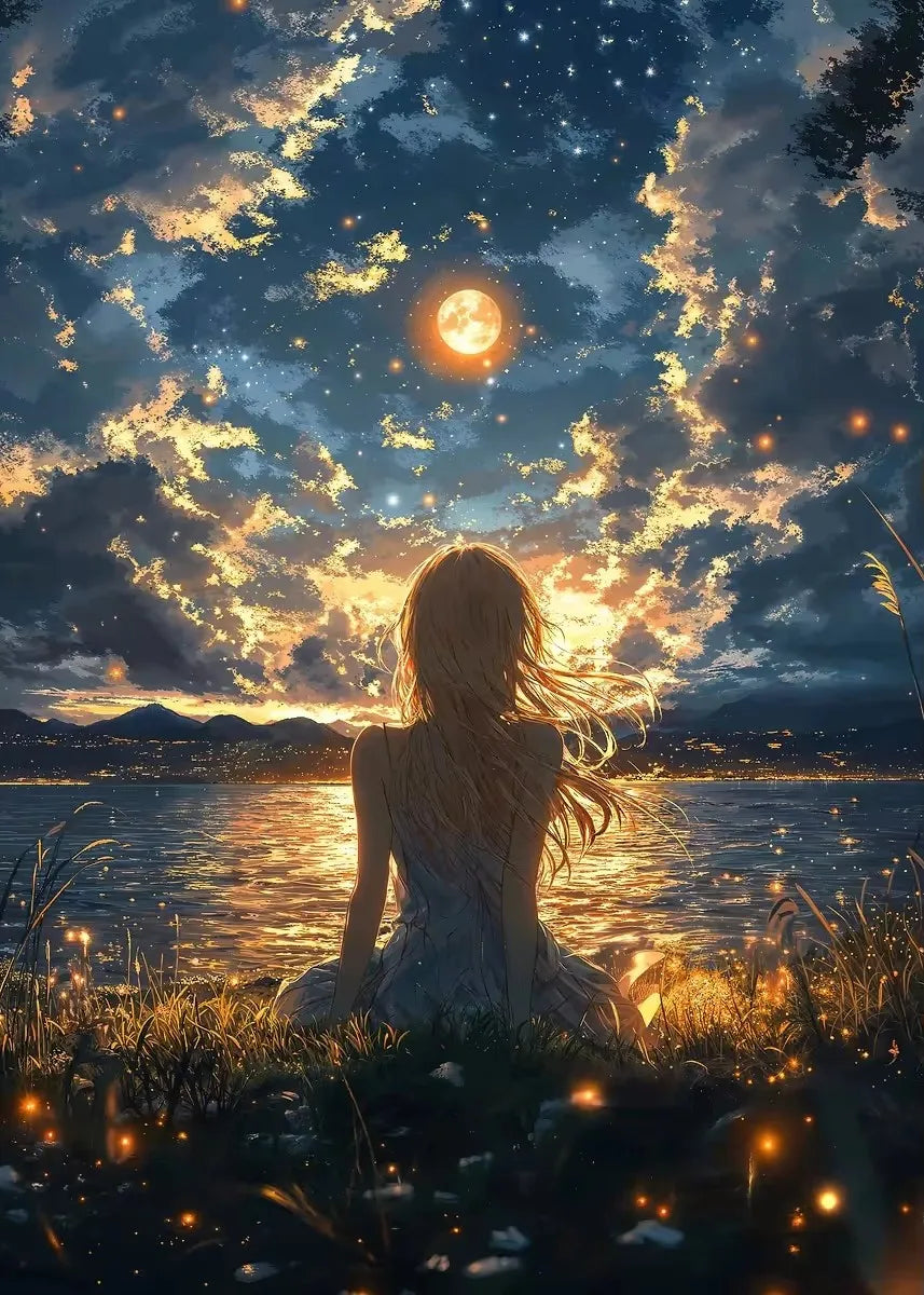 Canvas Paisaje Moderno - Impresión Giclee Alta Calidad | Lienzo Decorativo Sin Marco Vertical