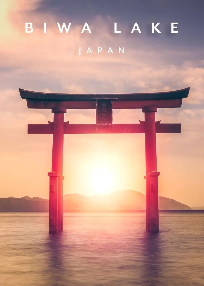 Lienzo Paisaje Tokyo Pastel - Poster Anime Ciudad Japonesa Kyoto | Arte Decorativo Sin Marco